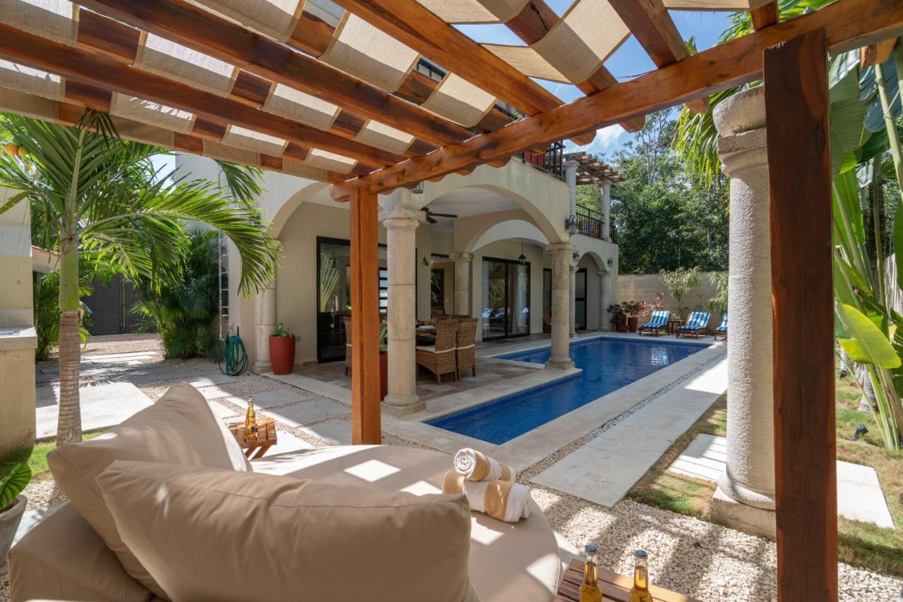 Tulum Stunning Villa For 10-Cabana-Private Pool-Parking Eksteriør bilde
